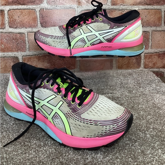 Asics Gel Nimbus 21 Women’s Running Shoes sneakers size 8.5 - Picture 1 of 8